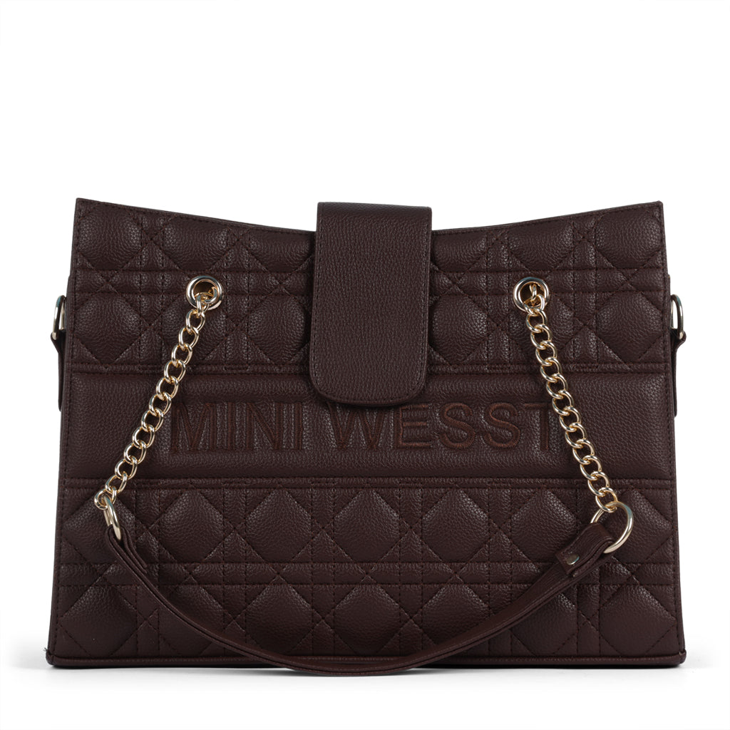 Mini Wesst Brown Signature Tote
