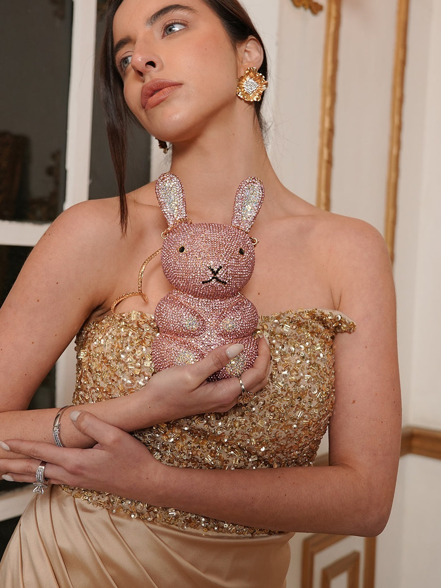 Rabbit Multicoloured Clutch