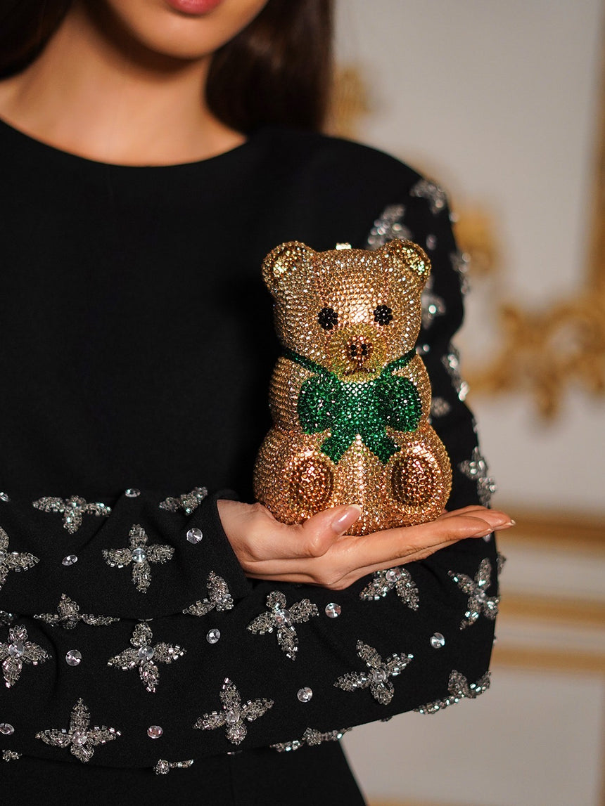 Teddy Multicolor Clutch