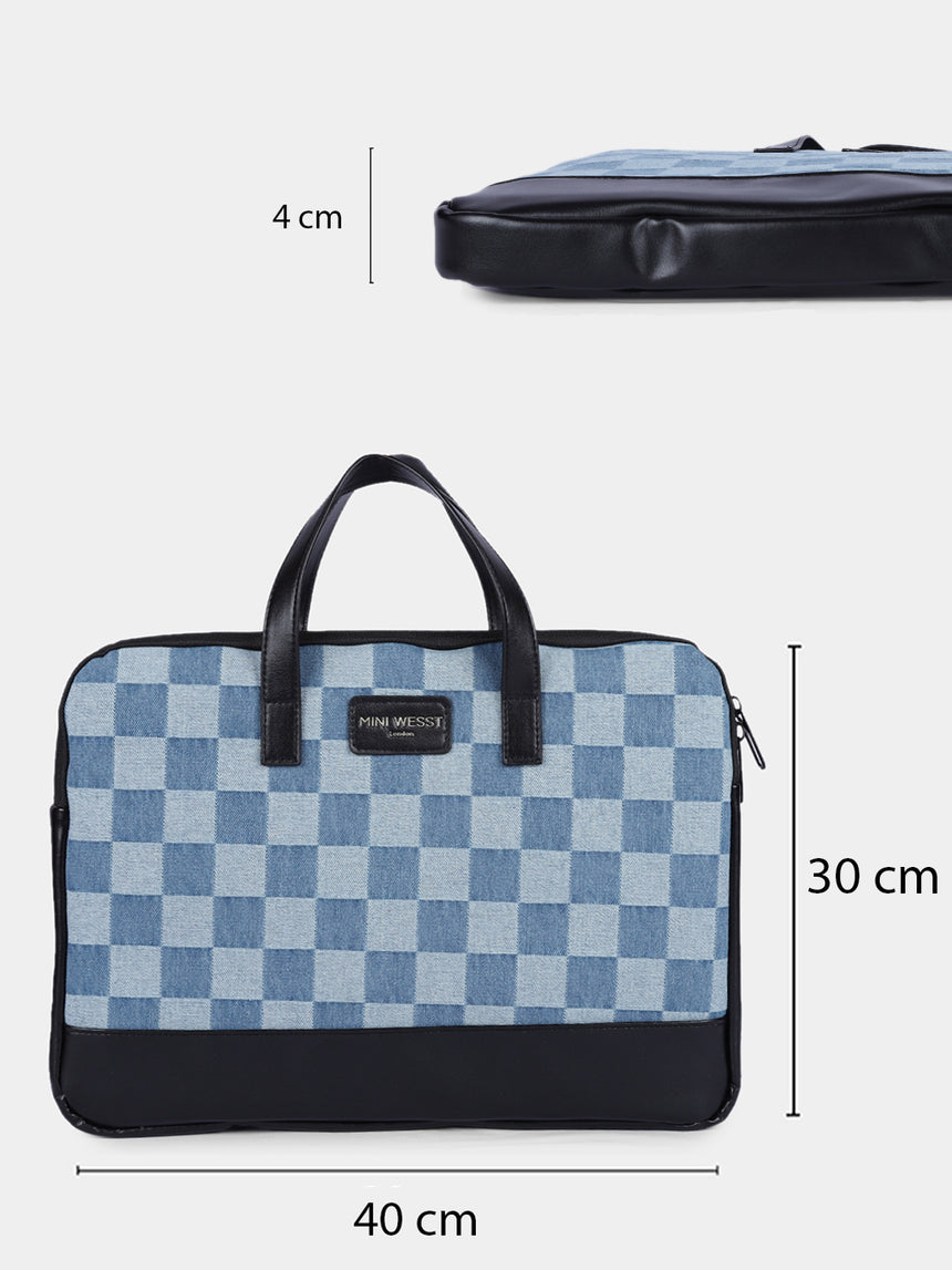 Bourbon Blue London Street Bag With Pouch