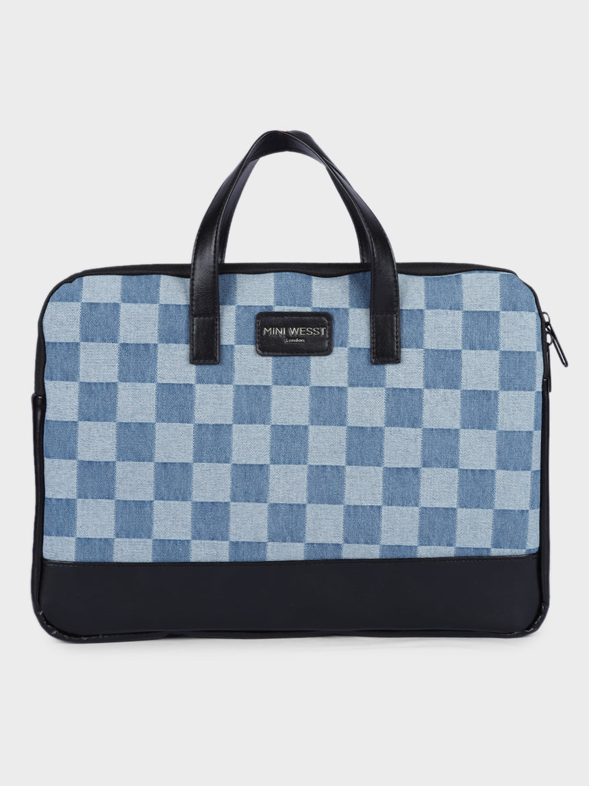 Bourbon Blue London Street Bag With Pouch