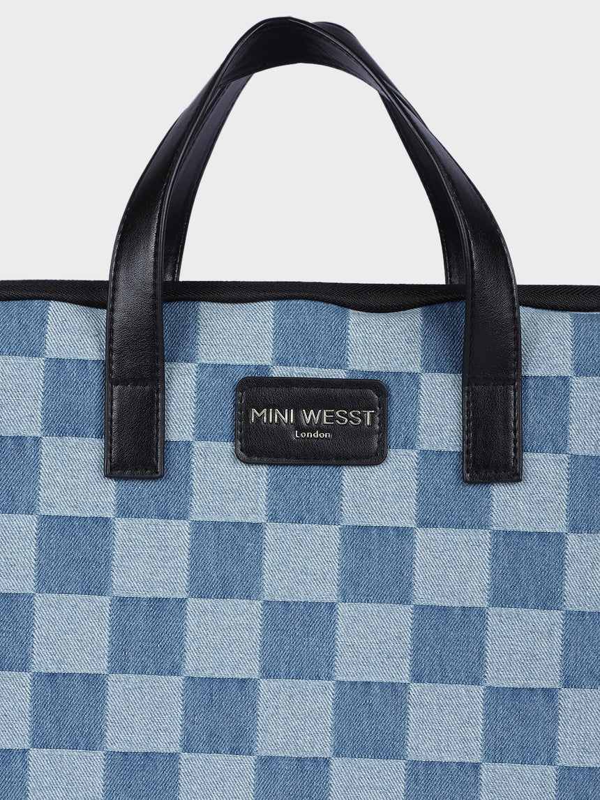 Bourbon Blue London Street Bag With Pouch