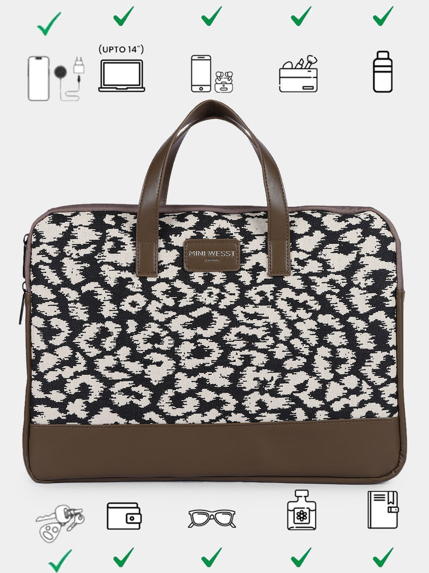 Bourbon Brown London Street Bag With Pouch