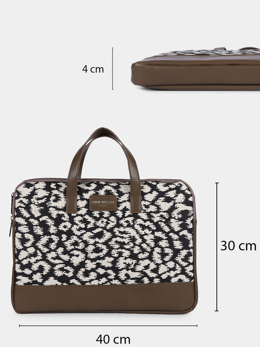 Bourbon Brown London Street Bag With Pouch