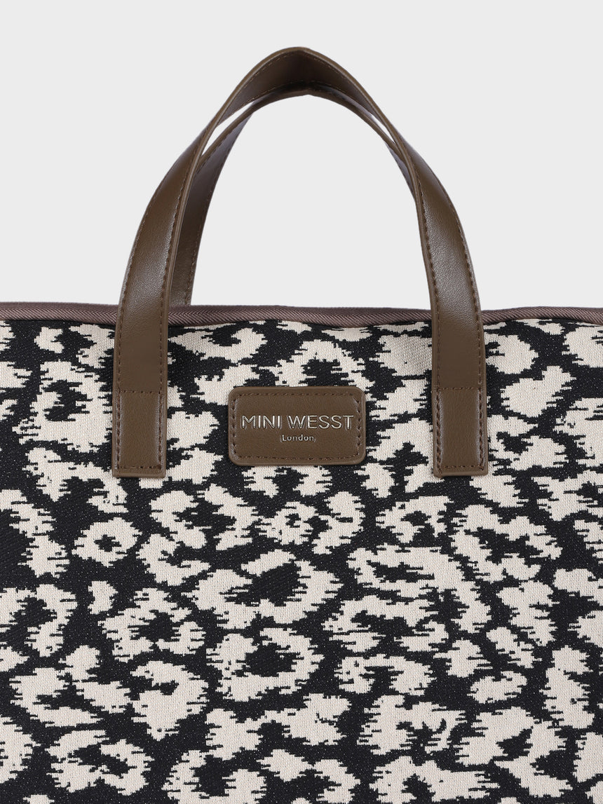 Bourbon Brown London Street Bag With Pouch