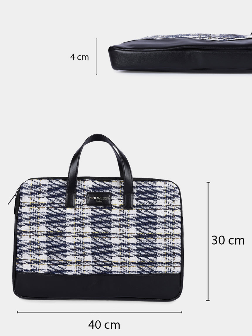 Bourbon Blue London Street Bag With Pouch