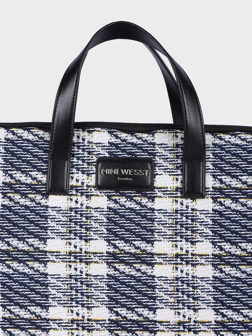 Bourbon Blue London Street Bag With Pouch