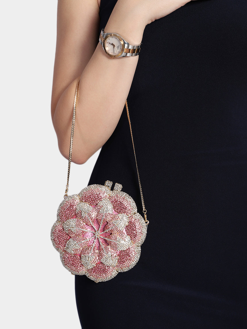 Rose Multicolored Clutch