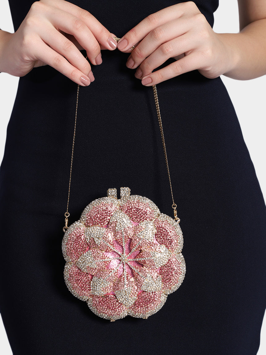 Rose Multicolored Clutch