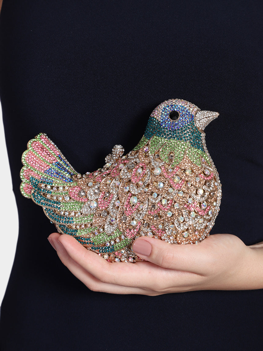 Birdie Multicolored Clutch