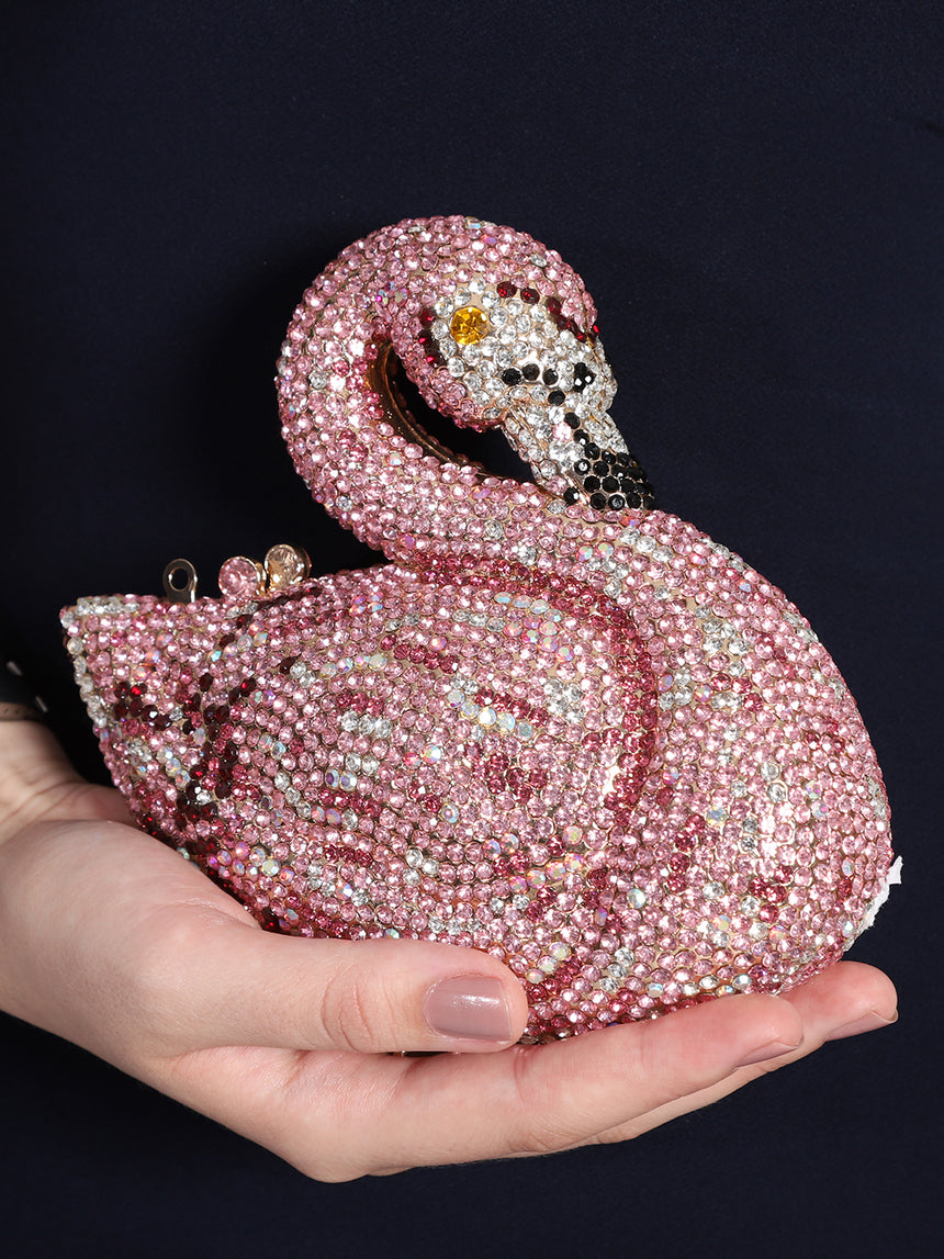 Swan Multicolored Clutch