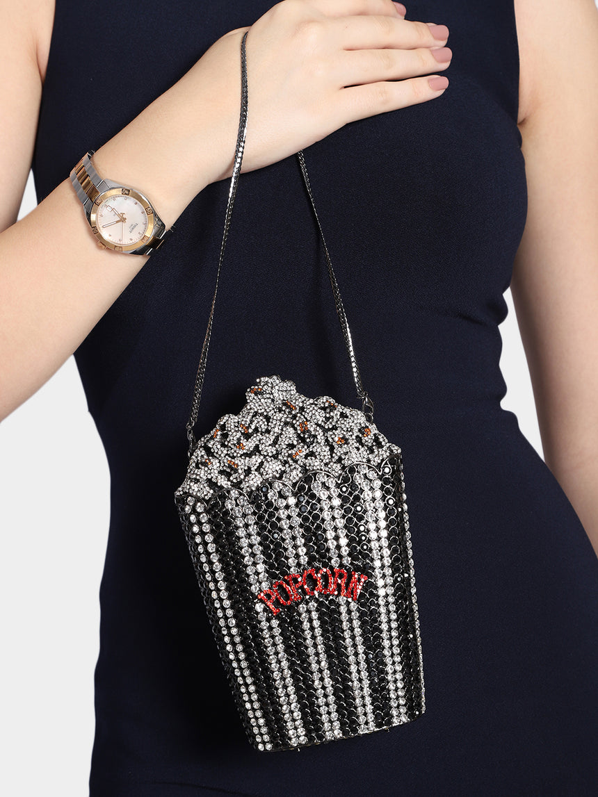 Popcorn Multicolored Clutch