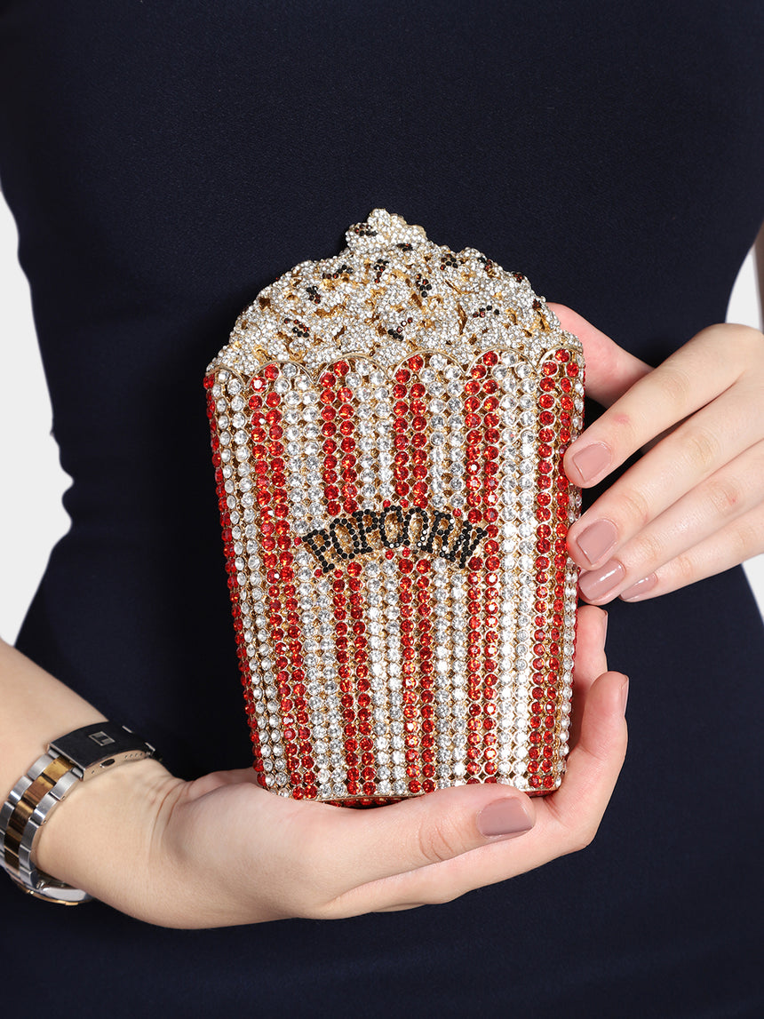 Popcorn Multicolored Clutch