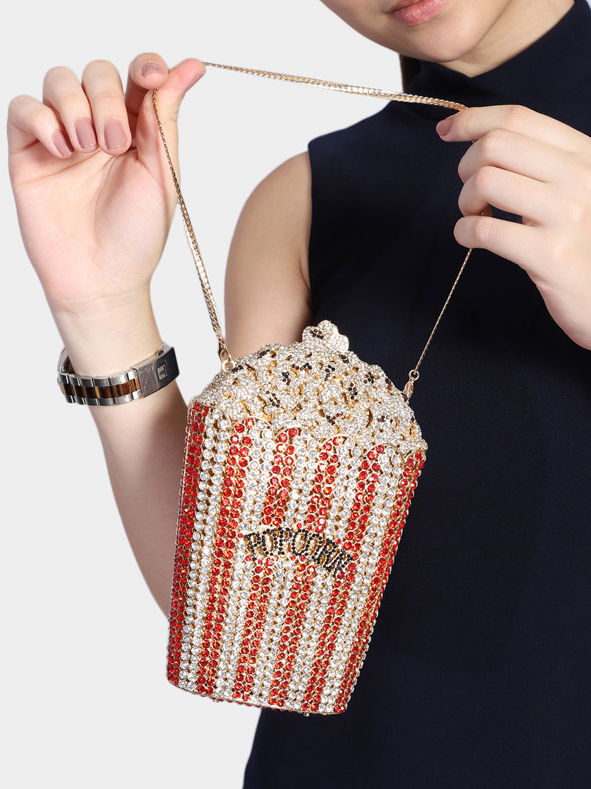 Popcorn Multicolored Clutch