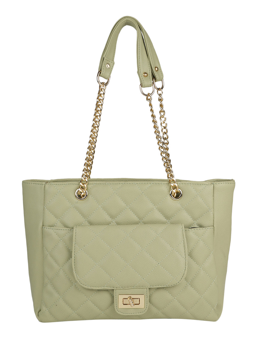 Casual Solid Handheld Bag