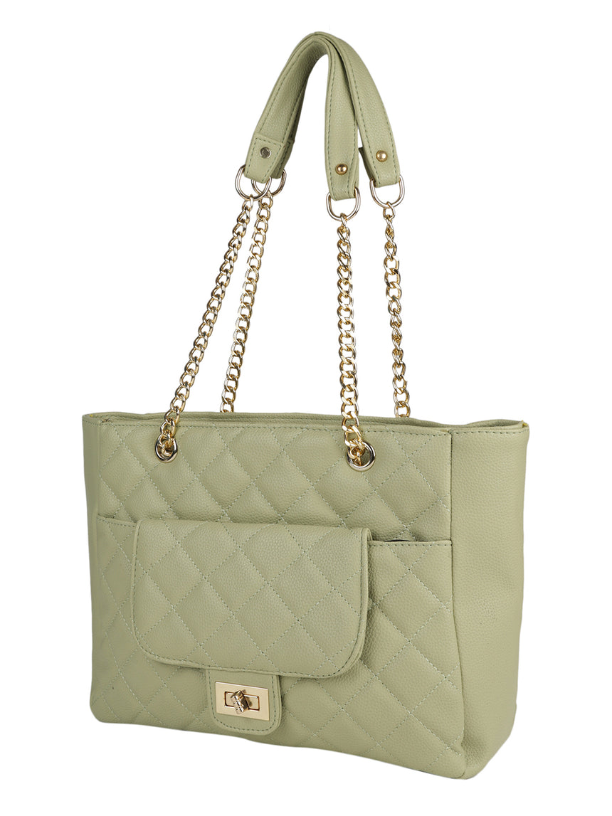 Casual Solid Handheld Bag