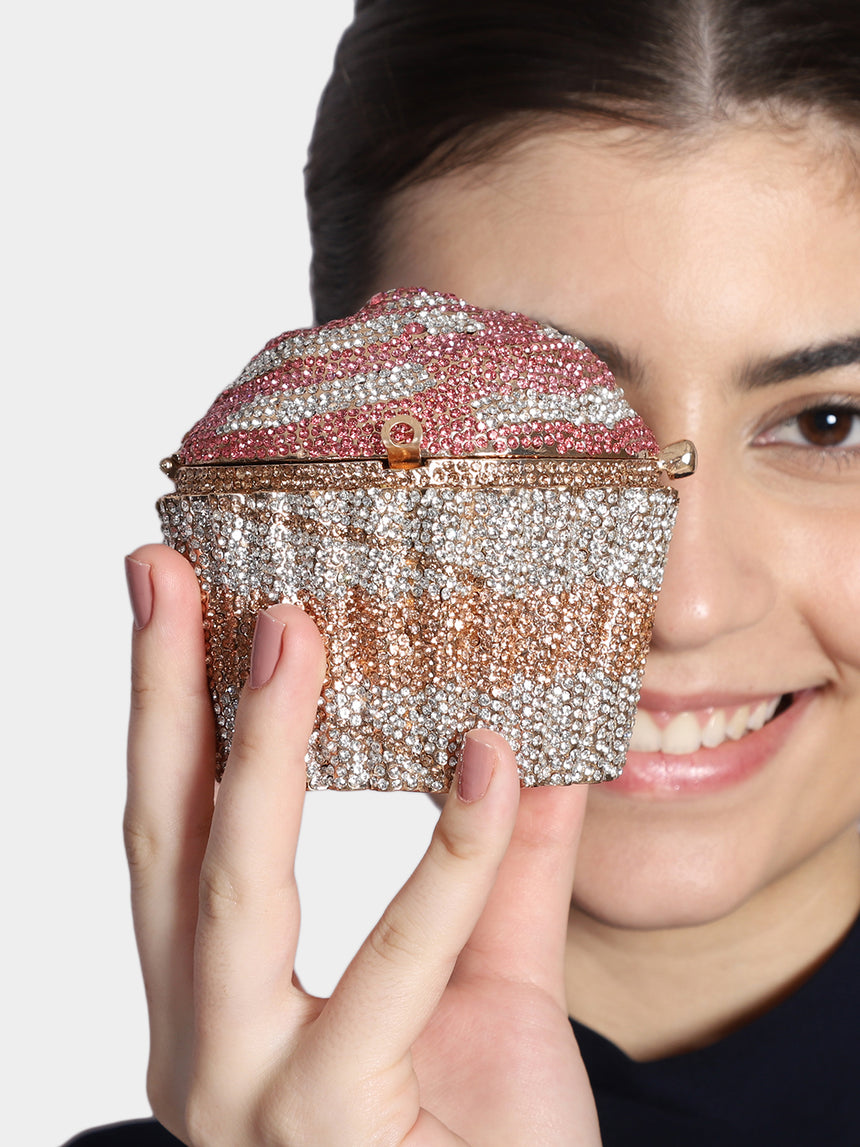 Cupcake Multicolored Clutch