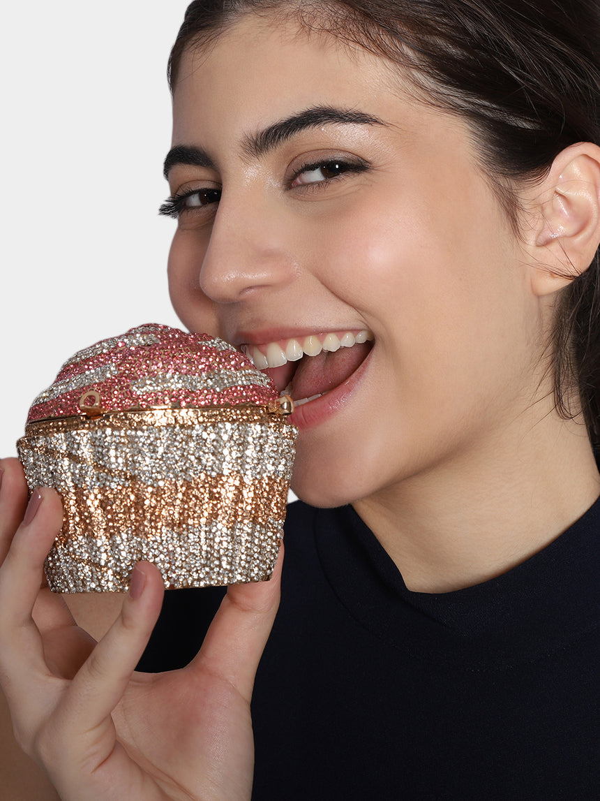 Cupcake Multicolored Clutch