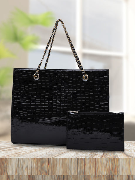 Classic Black Tote Bag