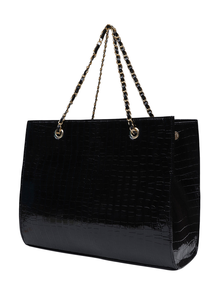 Classic Black Tote Bag