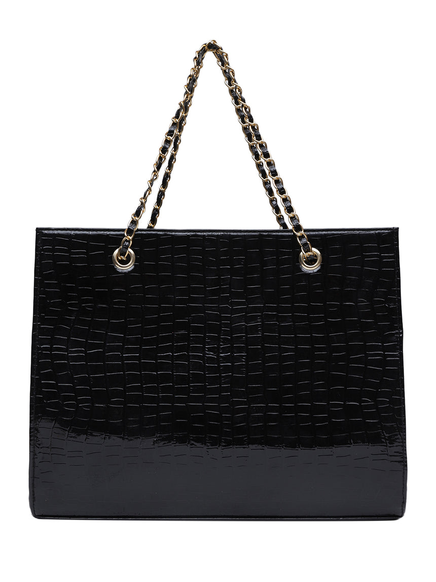 Classic Black Tote Bag