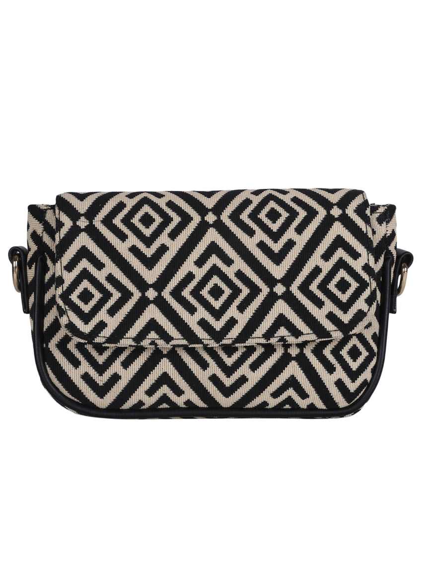 Multi Graphic Sling Bag