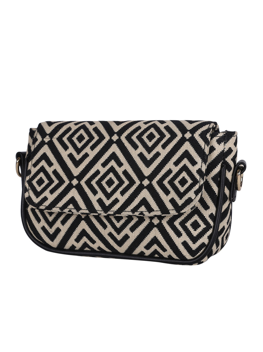 Multi Graphic Sling Bag