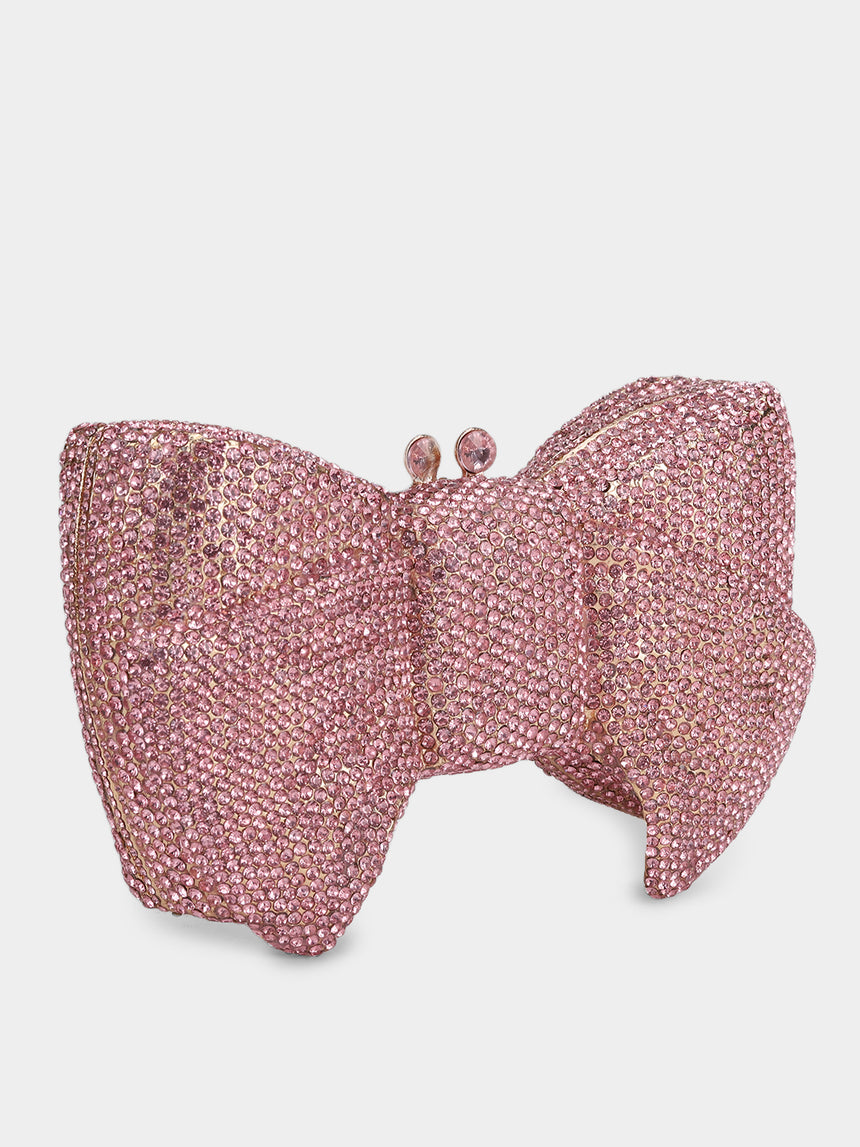 Bow Pink Clutch
