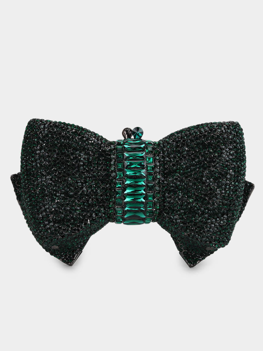 Bow Green Clutch