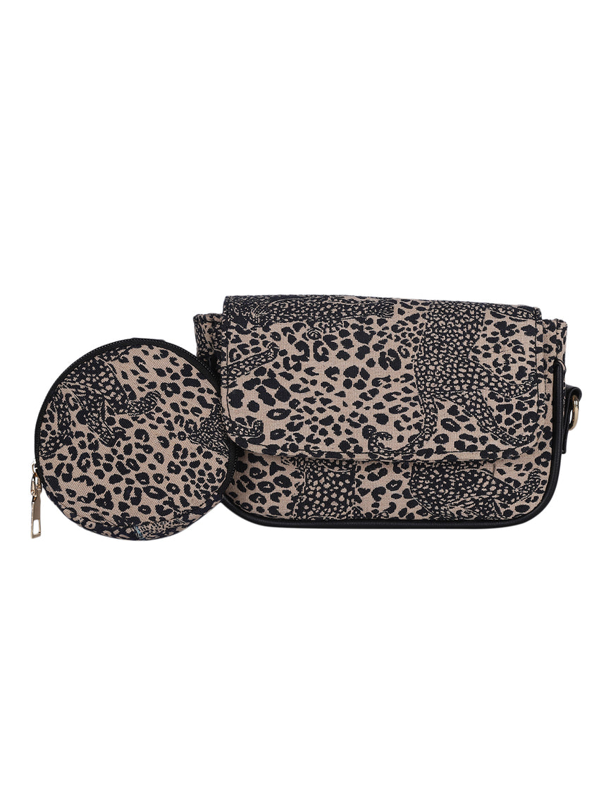 Multi Graphic Sling Bag