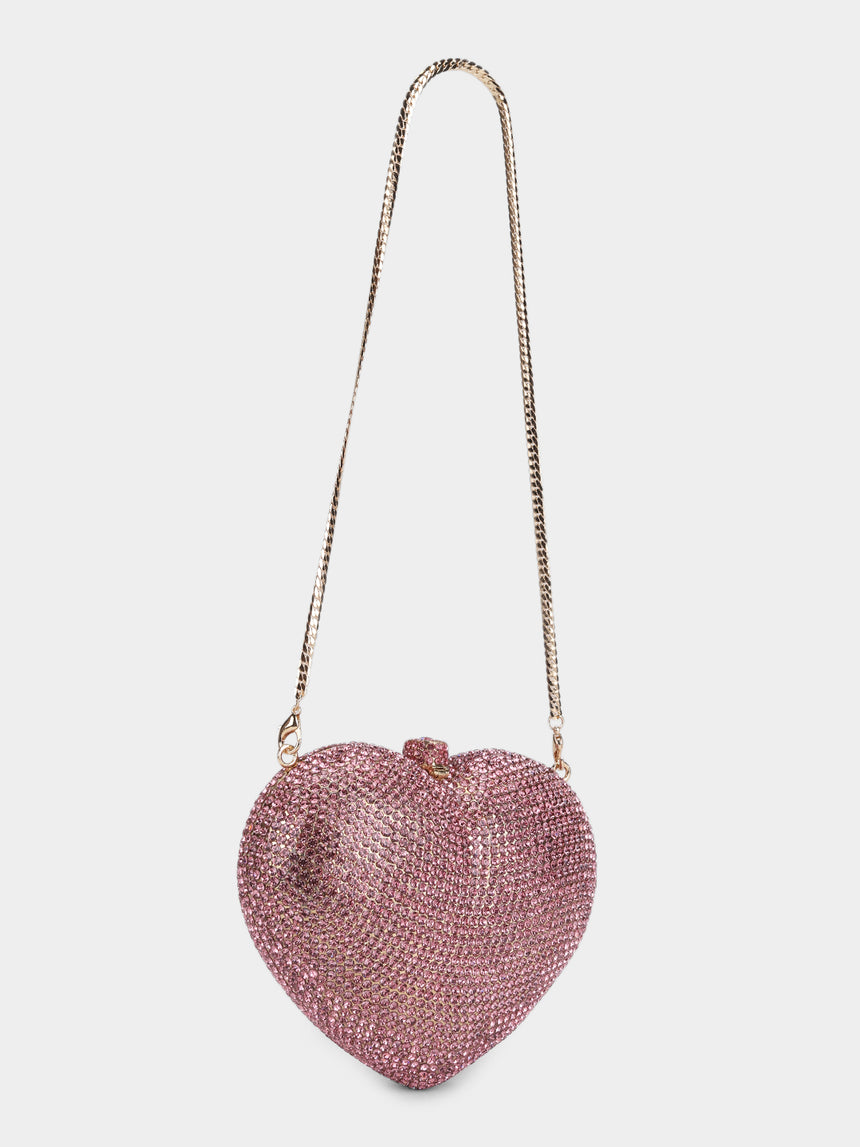 Heart Pink Clutch