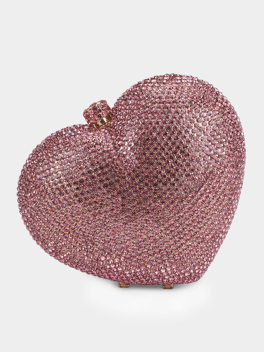 Heart Pink Clutch