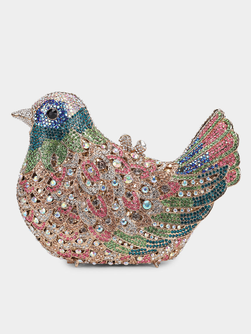 Birdie Multicolored Clutch