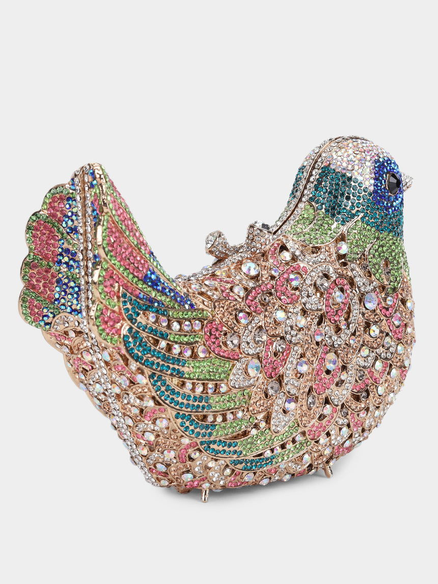Birdie Multicolored Clutch