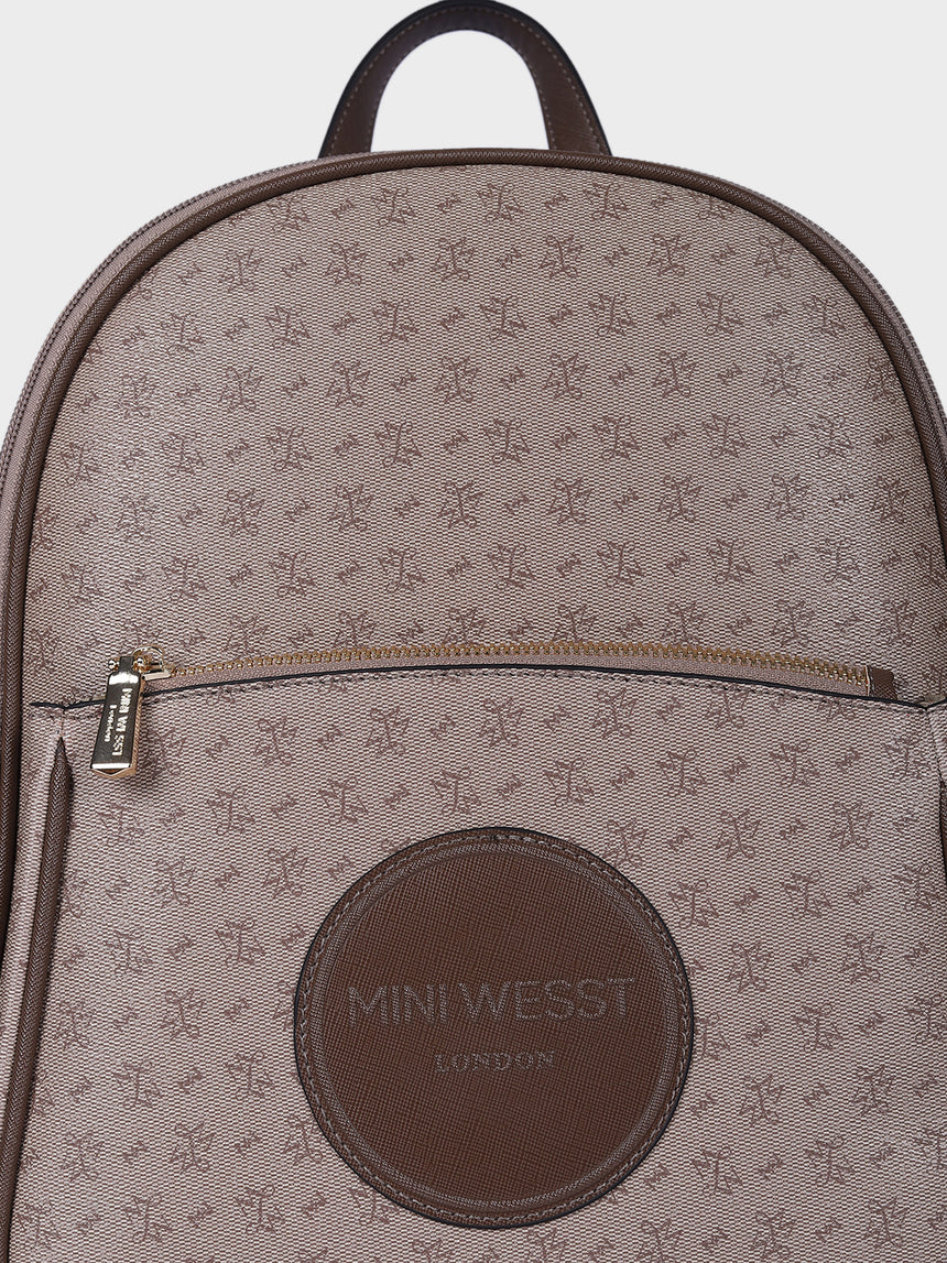 Runway Luxury Brown Backpack