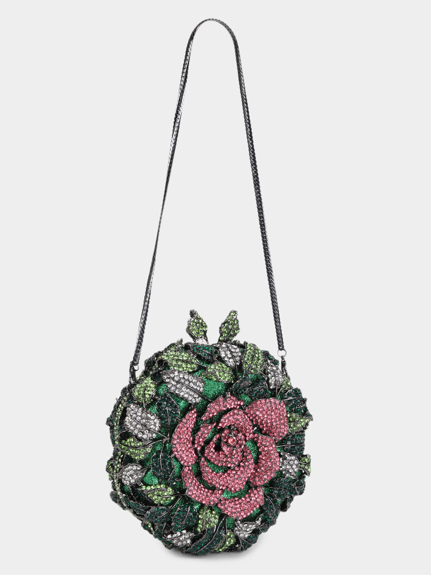 Floral Multicolored Clutch