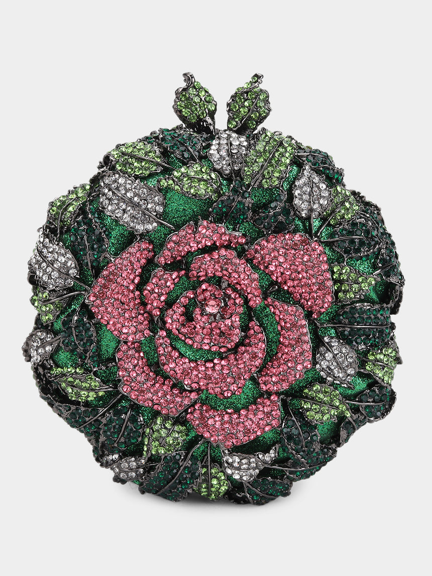 Floral Multicolored Clutch