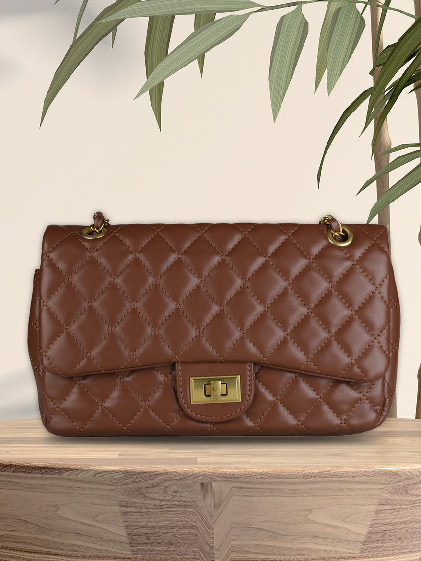 Casual Solid Sling Bag
