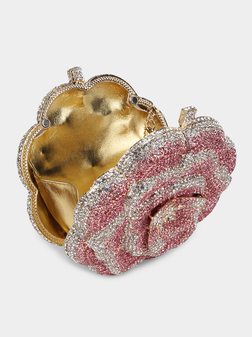 Rose Multicolored Clutch