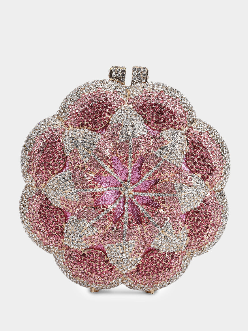 Rose Multicolored Clutch