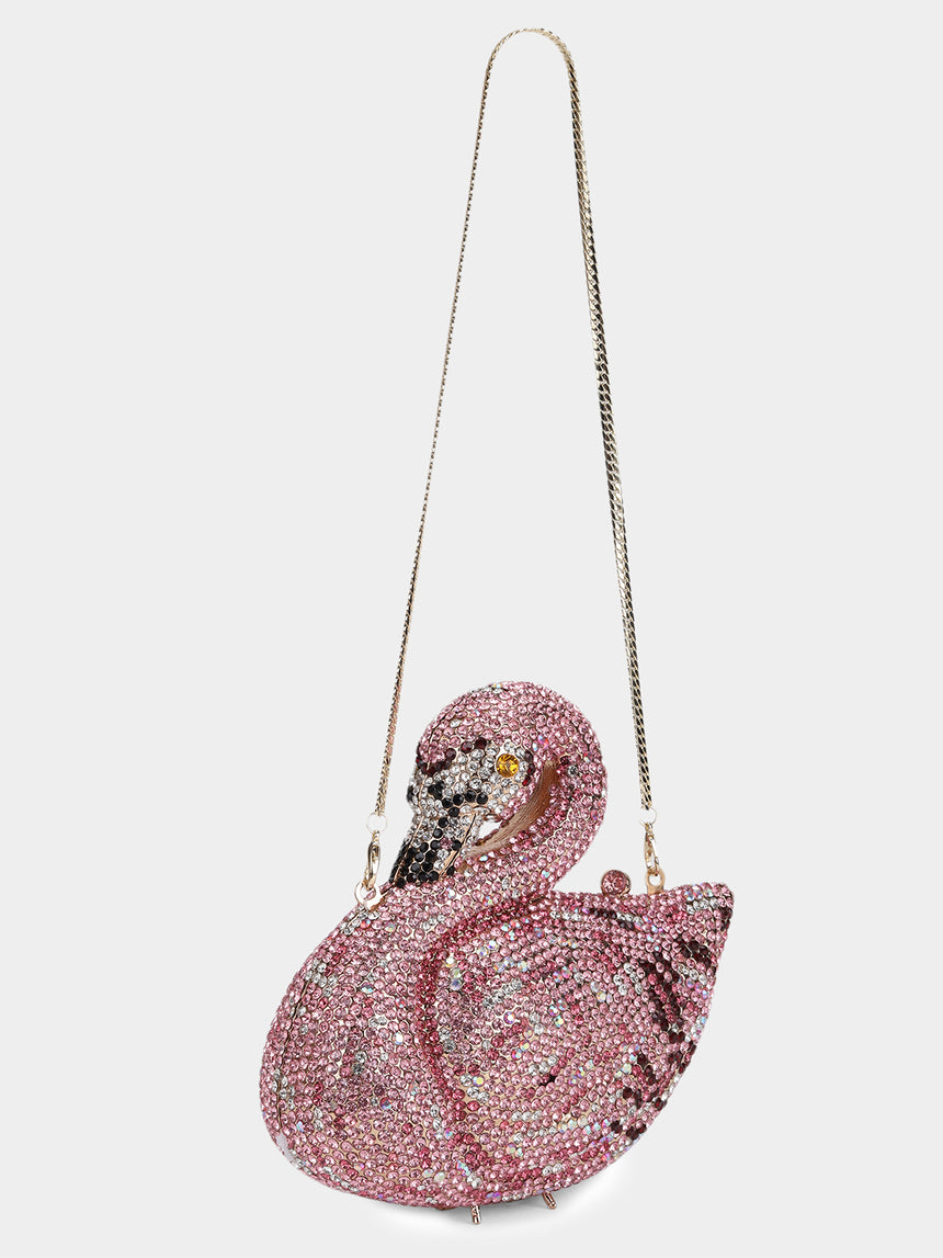 Swan Multicolored Clutch