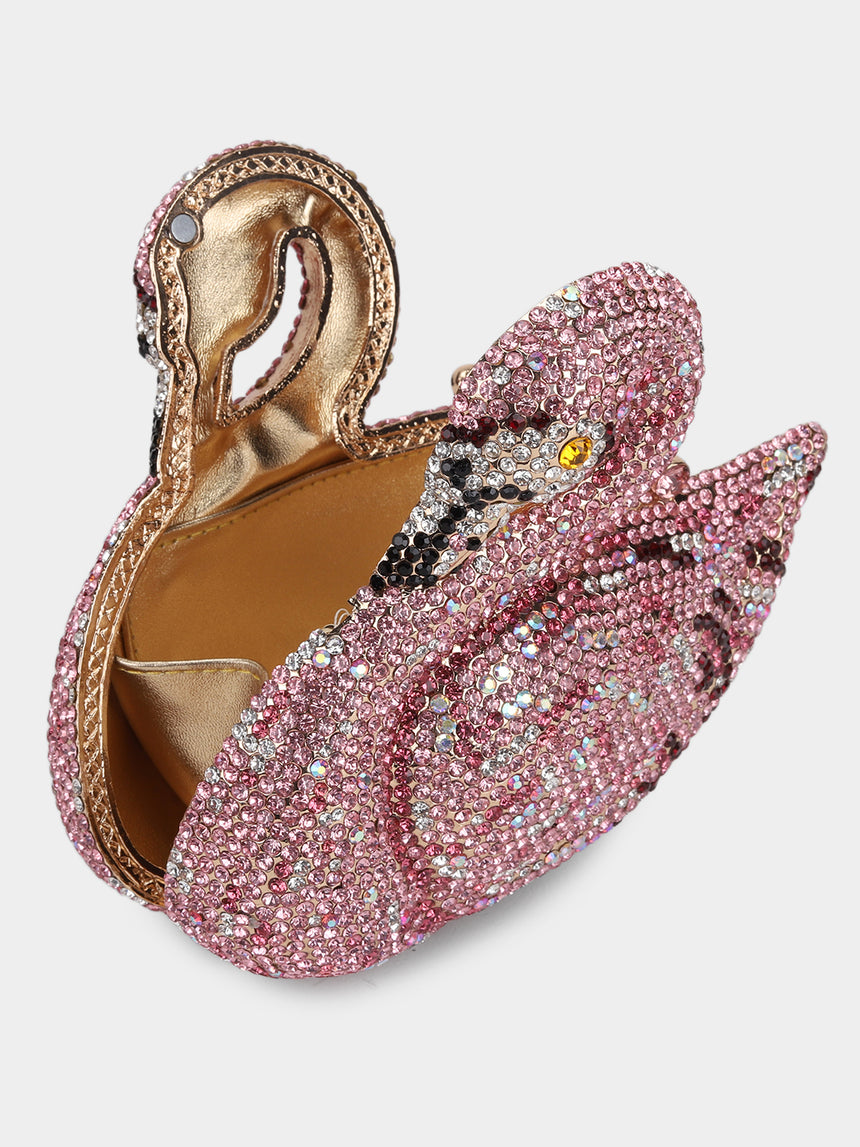 Swan Multicolored Clutch