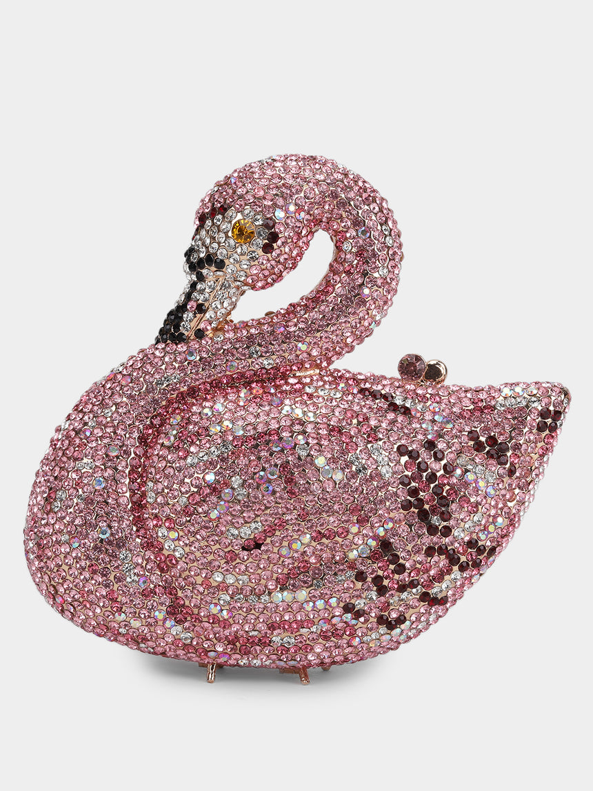 Swan Multicolored Clutch