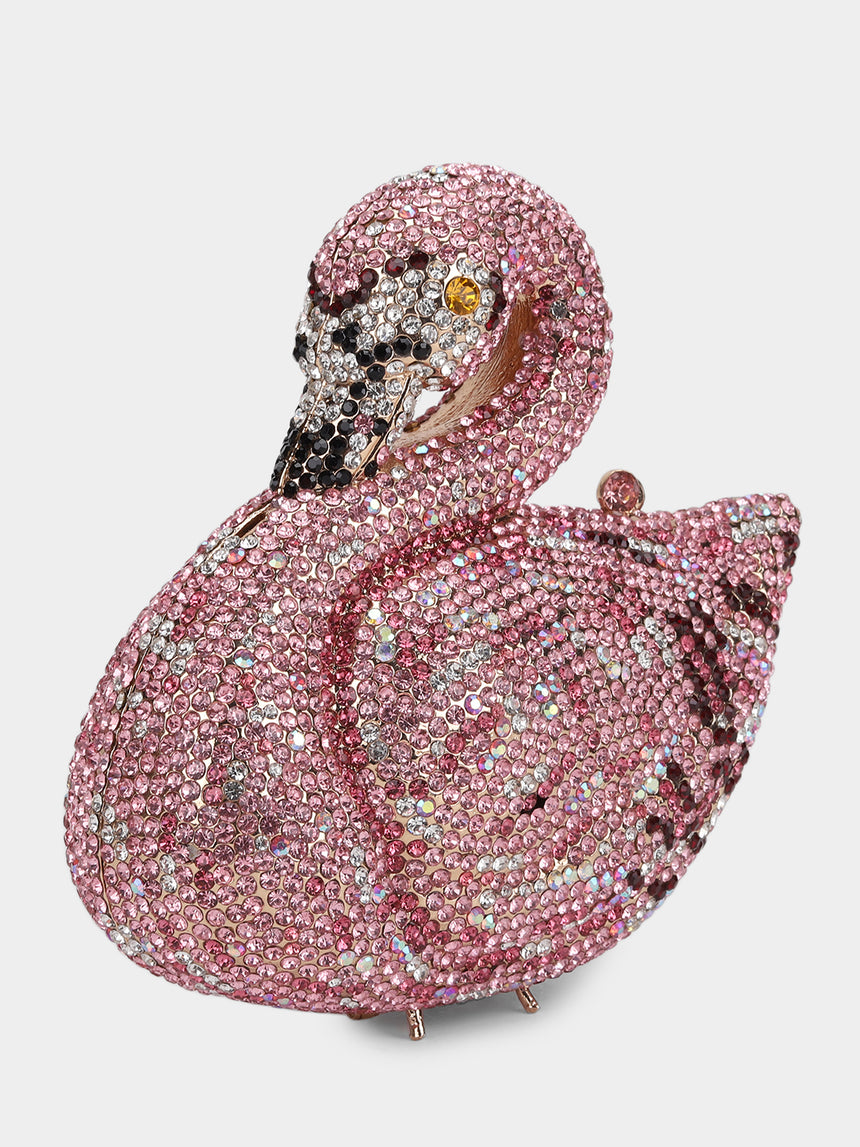 Swan Multicolored Clutch