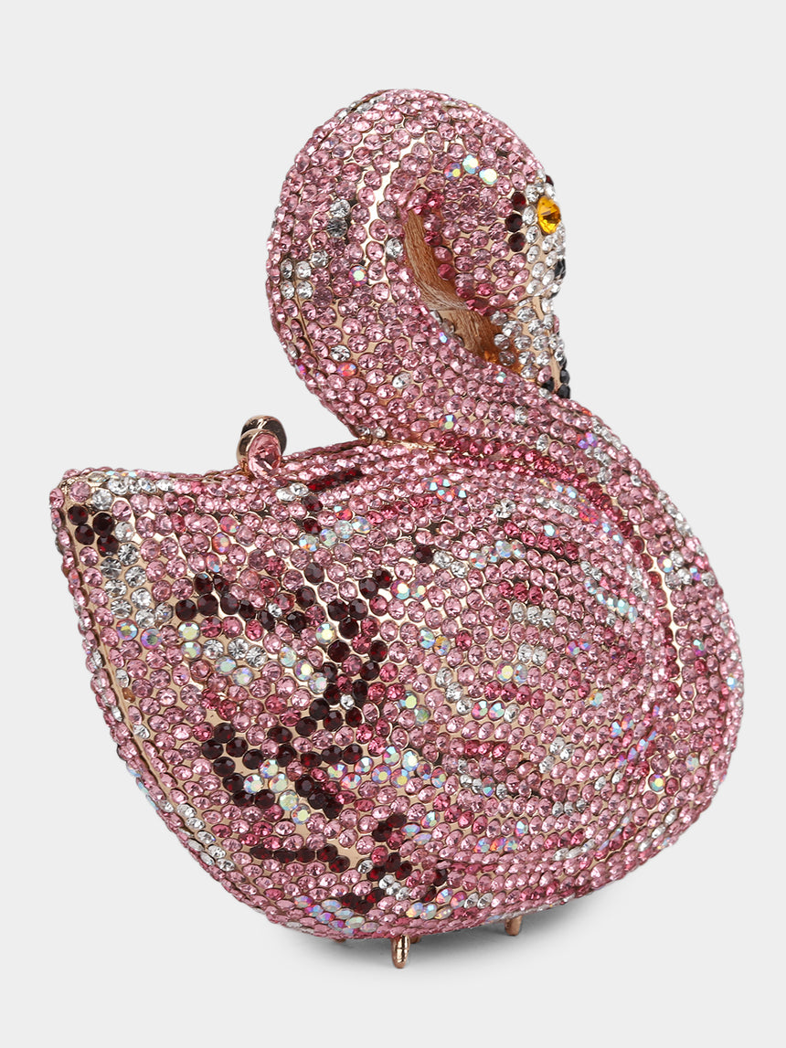 Swan Multicolored Clutch