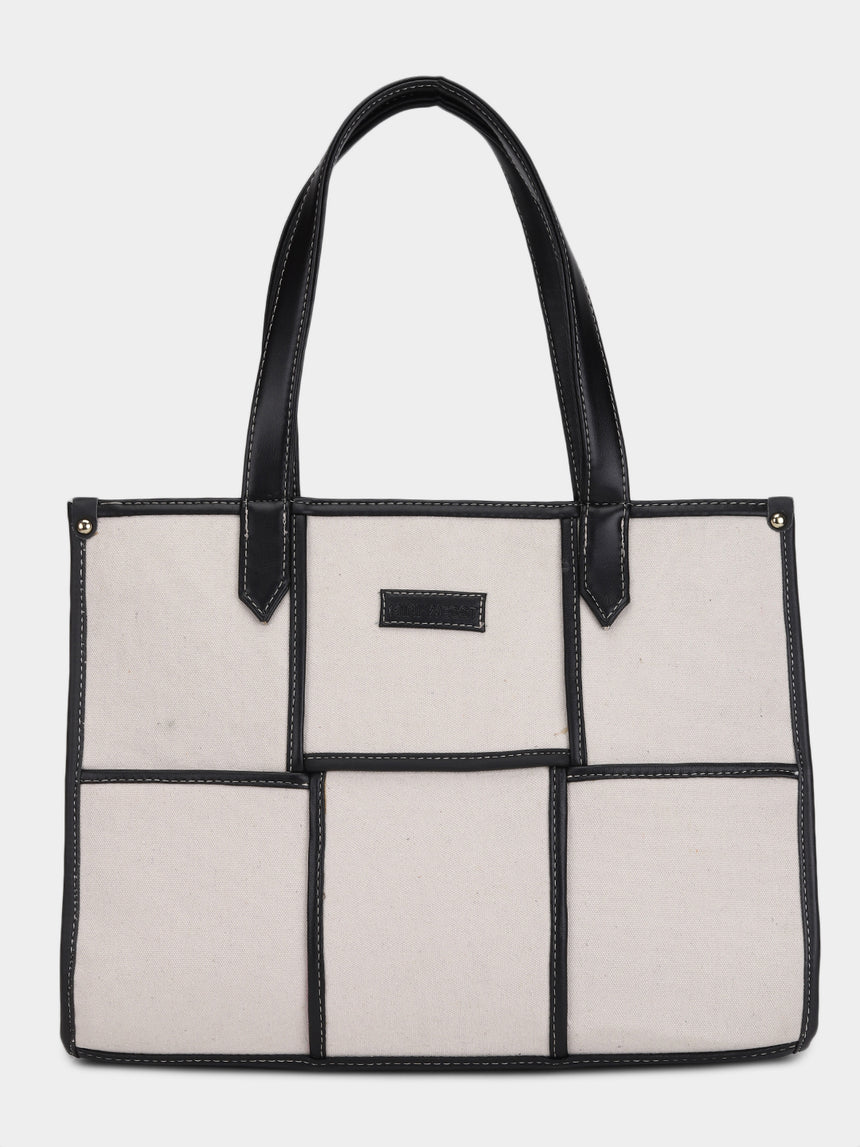 Dahlia White Tote Bag