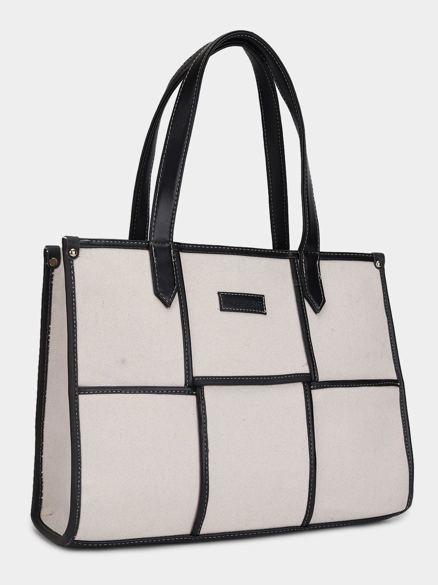 Dahlia White Tote Bag