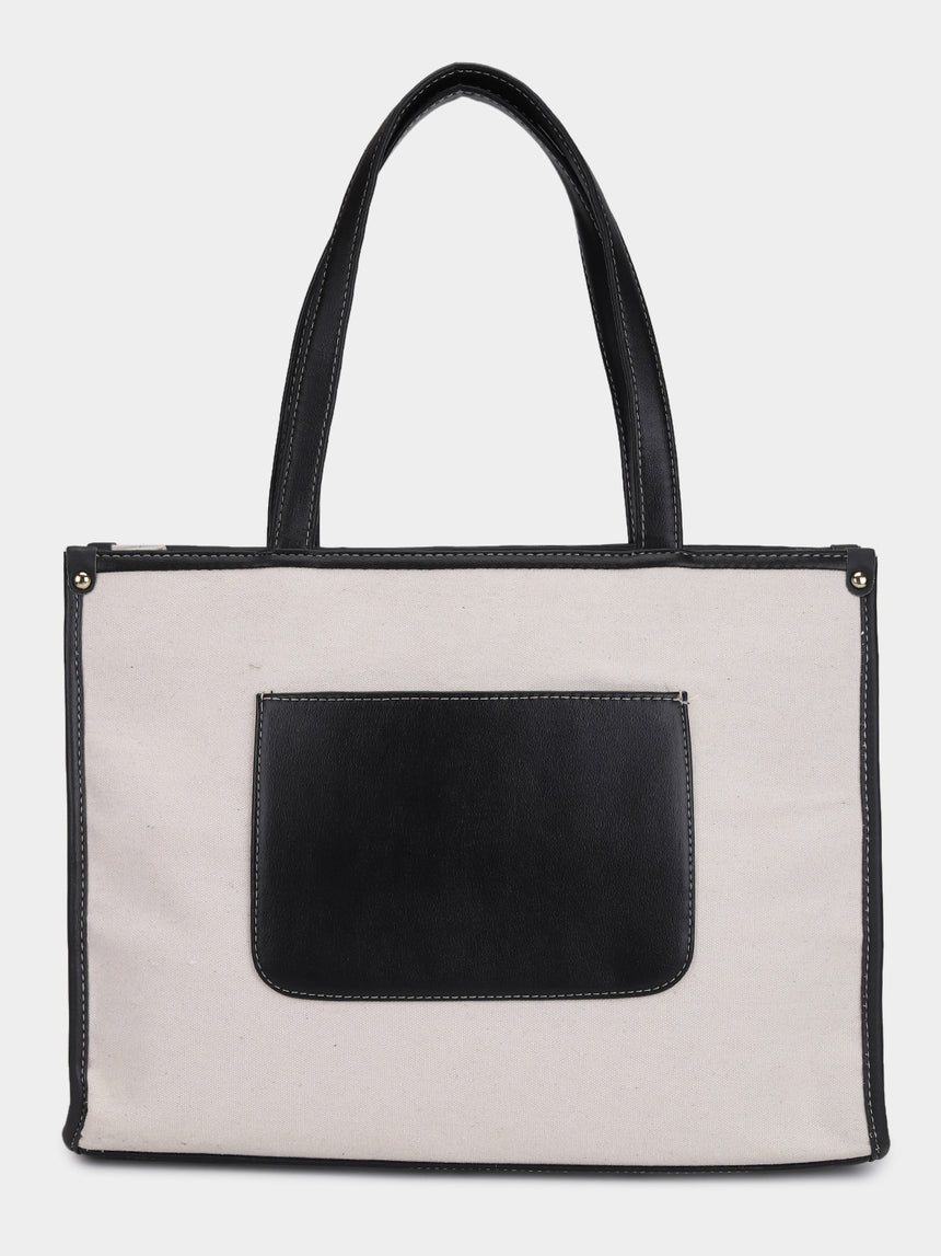 Dahlia White Tote Bag