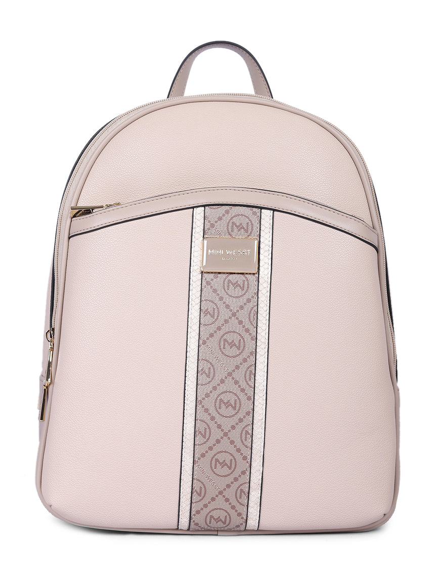 Noha Luxury Beige London Backpack