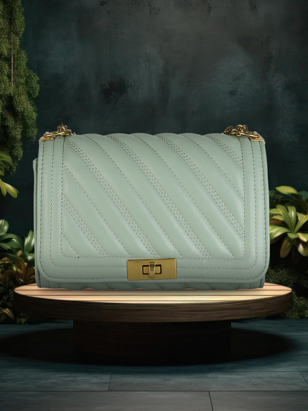 Casual Solid Sling Bag